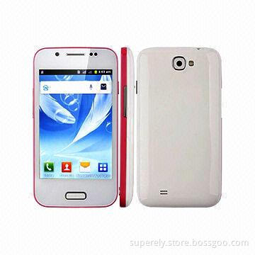 GSM Phone with Android 4.0, Wi-Fi, Dual SIM Cards and 4.0-inch Capacitive Touch Screen